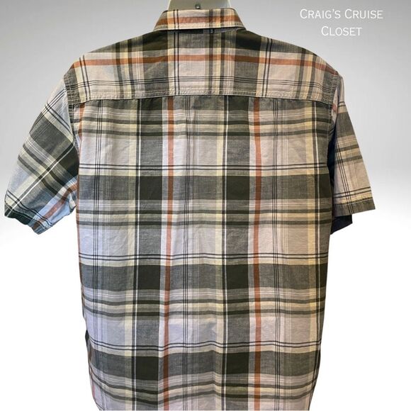 Outdoor Life Earth Tone Casual Button Down Shirt Soft Cotton Men's XL - Picture 2 of 7